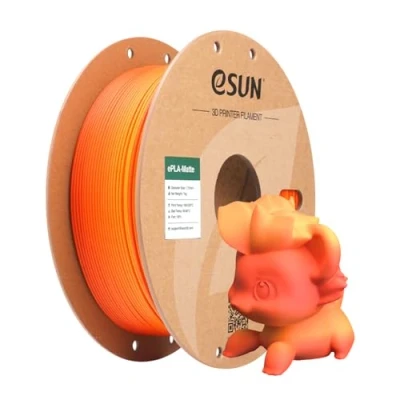 Afbeelding van eSUN 1,75 mm matte regenboog PLA filament spoel mat voor 3D printer, van 1 kg kleurverloop printers, zonsopgang