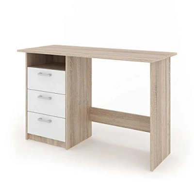 Afbeelding van Vicco Bureau Meiko, Wit/Sonoma, 120 x 50 cm