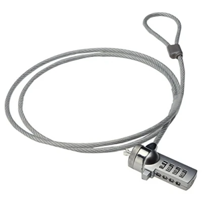 Image de Eminent câble antivol avec serrure pour ordinateur portable ewent em1241