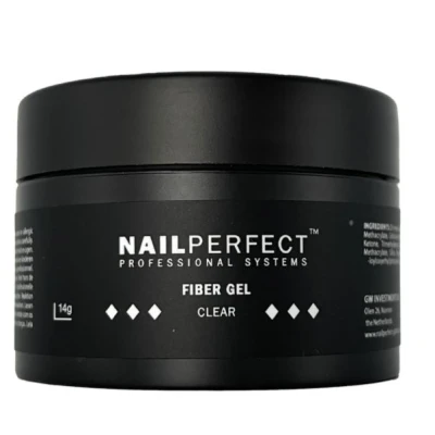 Afbeelding van NailPerfect Fiber Gel Clear 14gr Haibu by Kapperskorting.com