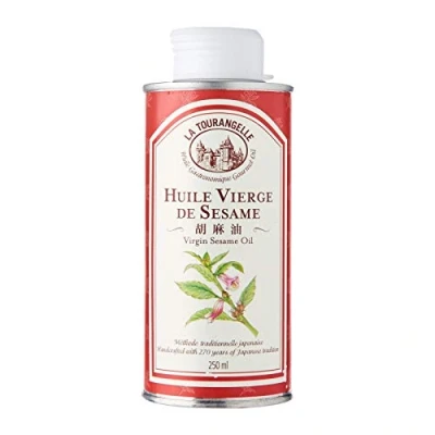 Afbeelding van La Tourangelle Sesamolie, intense smaak van geroosterde sesam, ideaal voor het koken gekookte en rauwe vis wok, 250 ml, 2 stuks