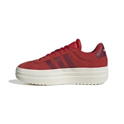 Image de adidas Mixte enfant VL COURT BOLD SHOES JUNIOR, collegiate red/off white/collegiate burgundy, 39 1/3 EU
