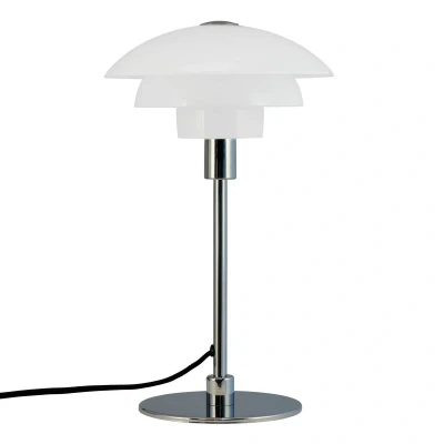 Afbeelding van Dyberg Larsen Morph tafellamp, opaal, hoogte 35 cm, glas