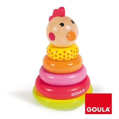 Image de Jouet d’éveil Goula Poule à empiler