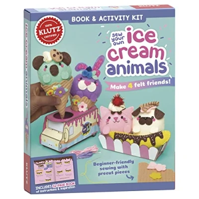 Afbeelding van Klutz Sew Your Own Ice Cream Animals (Klutz)
