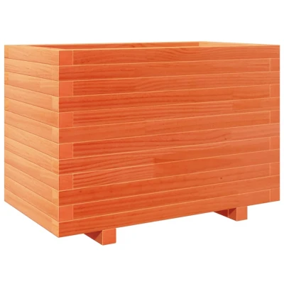 Afbeelding van vidaXL Plantenbak 70x40x49,5 cm massief grenenhout wasbruin