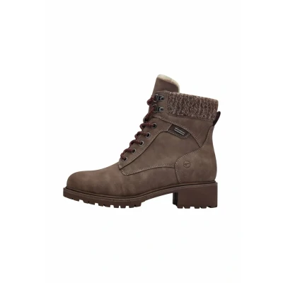 Afbeelding van Tamaris Snowboots, Dames, Maat: 36, Cigar Textiel/ synthetisch
