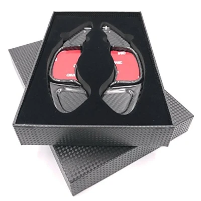 Afbeelding van H Customs Shift Paddle Extension REAL CARBON Controle Pallets voor Golf 7 alleen Gti R GTD Polo 18