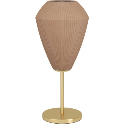 Afbeelding van EGLO Caprarola Tafellamp E27 46 cm Zand/Koper Satijn Glas