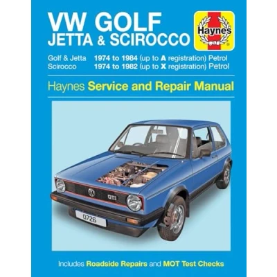 Afbeelding van Vw Golf, Jetta &amp; Scirocco Owner&#039;S Workshop Manual