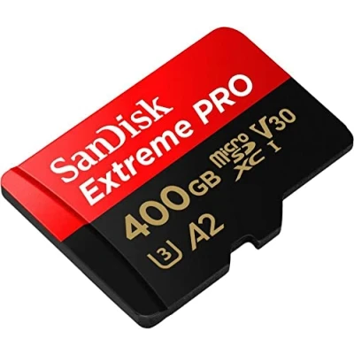 Afbeelding van Sandisk Extreme Pro Micro SDXC 400GB A2 V30 met adapter