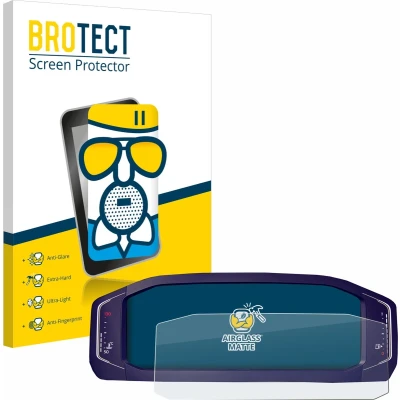 Afbeelding van BROTECT Screenprotector voor Volkswagen Passat B8 Digital Cockpit 10,25&quot; Folie Beschermfolie Beschermglas matte