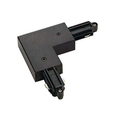 Image de Connecteur 90 pour rail 1 allumage 230v, noir, terre extérieure