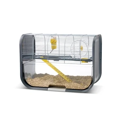 Afbeelding van Savic Hamsterkooi Geneva Antraciet / Zilver 60X29X44 CM