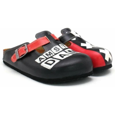 Afbeelding van Goby Amsterdam XXX Clogs Handgemaakt Premium Kwaliteit Maat 36