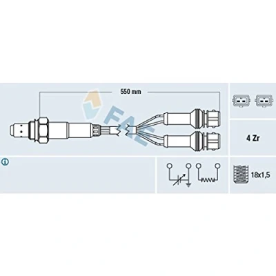 Afbeelding van Fae Lambda sonde 77126