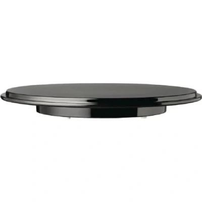 Afbeelding van APS Pure ronde melamine taartschotel zwart