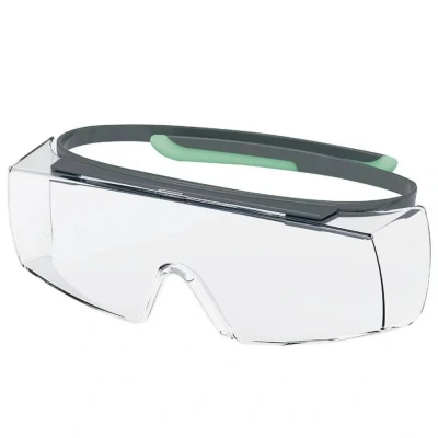Afbeelding van uvex super OTG planet 9169295 Veiligheidsbril Incl. UV bescherming Grijs, Groen EN 166:2001