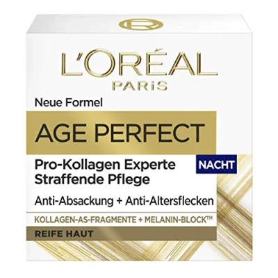 Afbeelding van L&#039;Oréal Paris Skin AGE Perfect Antiaging Cream Night Antiaging, Dames, Maat: 50 ml,