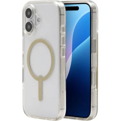 Afbeelding van ZAGG Milan Snap Mag iPhone 16 Hoesje gold glitter