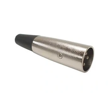 Afbeelding van MANNELIJKE 3P XLR PLUG VERNIKKELD