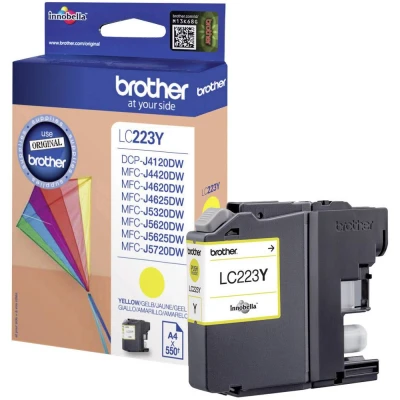 Afbeelding van Brother LC 223Y Inktcartridge Geel