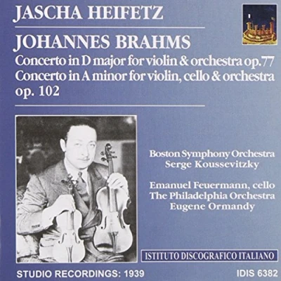 Afbeelding van Brahms : Jascha Heifetz Plays