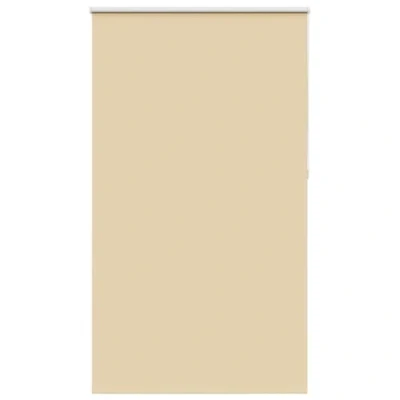 Afbeelding van vidaXL Rolgordijn verduisterend 125x230 cm stofbreedte 121,6 beige