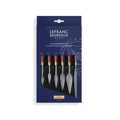 Image de Lefranc Bourgeois Lot de couteaux à palette 6 parties taille : 1, 4, 5, 10, 16, 21