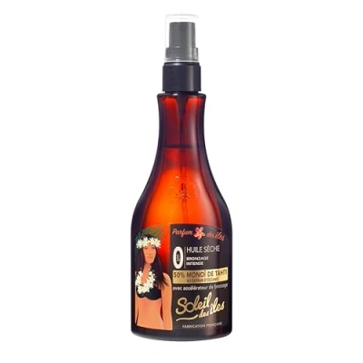 Afbeelding van Soleil des îles Huile Sèche Bronzage Intense Parfum Îles 150 ml