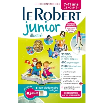 Afbeelding van LE ROBERT JUNIOR ILLUSTRE ET SON DICTIONNAIRE EN LIGNE + CLE