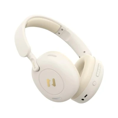 Afbeelding van HAVIT H655BT PRO ANC draadloze over ear hoofdtelefoon met ruisonderdrukking, beige