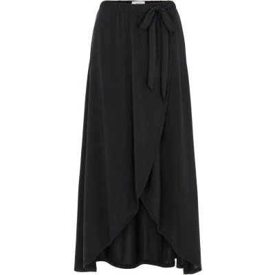 Afbeelding van Object Objannie NOOS Wikkelrok, Dames, Maat: Medium, Black