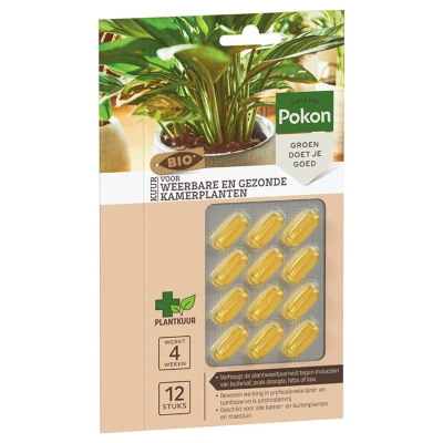 Afbeelding van Pokon Bio Kuur Weerbare Gezonde Plant Caps Insectenbestrijding 12 stuks