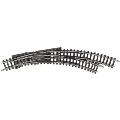 Afbeelding van N Minitrix rails T14957 Gebogen wissel, Rechts 42 194.6 mm, 228.2 mm 1 stuk(s)