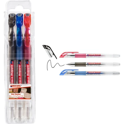 Afbeelding van Gelschrijver edding 2185 M assorti etui à 3 stuks