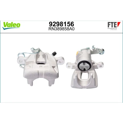 Afbeelding van FTE 9298156 Remklauw Grijs Aluminium Achteras rechts Zonder houder PEUGEOT: 307 Hatchback, CC, Estate, CITROËN: C4 I Hatchback
