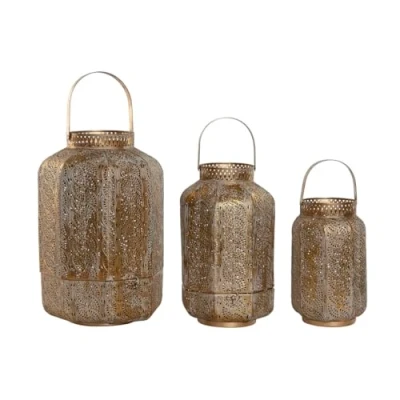 Afbeelding van Set van placemats Home ESPRIT Gouden Metaal 25 x 40 cm