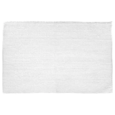 Afbeelding van Atmosphera Badkamer kleedje/badmat voor de vloer 50 x 80 cm wit