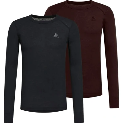 Afbeelding van Odlo Active Warm Eco Base Layer Longsleeve Heren (2 pack) Maat L