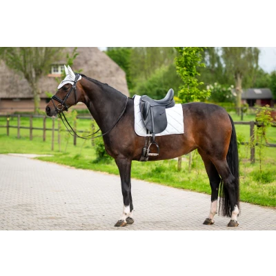 Image de HB Tapis de Selle Dressage Showtime Blanc