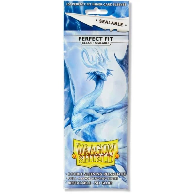 Afbeelding van Dragon Shield Sleeves Perfect Fit Sealable Clear (100 stuks)