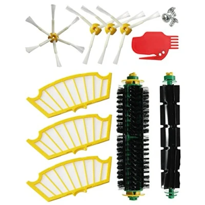 Afbeelding van MIRTUX Navulset Compatibel met Roomba Serie 500 505 521 510 530 545 550 552 555 560 562 564 570 571 575 580 581 585 595. 10 stuks Onderdelen Stofzuiger