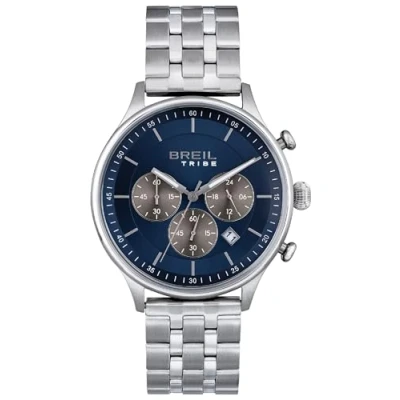 Afbeelding van Breil Classy Chronograaf acciaioblu, Heren, Maat: One Size, Acciaio blu