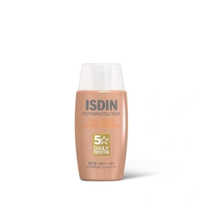 Afbeelding van Isdin Fotoprotector Fusion Water Color Medium SPF 50 Getinte Zonnebrandcrème op waterbasis voor dagelijks gebruik Natuurlijke dekking 50ml 690018148