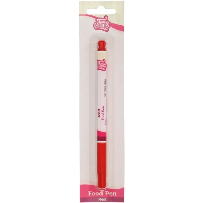Afbeelding van FunCakes Eetbare Stift Rood Inkt voor Taartdecoratie