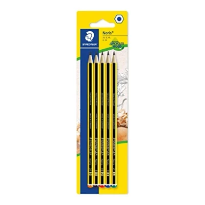 Image de Staedtler Noris 120 S BK5D Lot de 5 crayons couleurs assorties