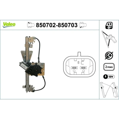 Afbeelding van Valeo Raammechanisme 850702
