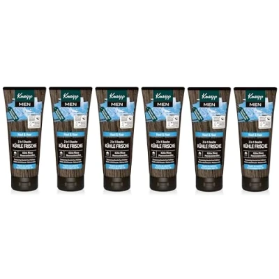 Afbeelding van Kneipp 6 x 200 ml 2 in 1 douchegel verse munt en zeemineralen