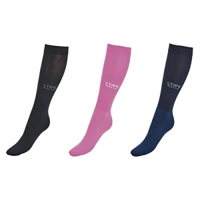 Image de Stapp Horse Chaussettes d&#039;Équitation Ultra Fine 3 Pack NoirVendu par Agradi